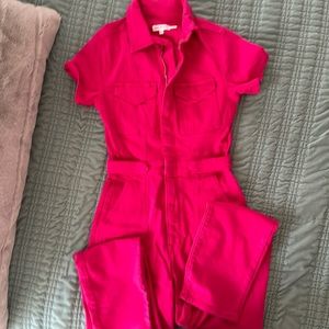 Good American fit for success utility jumpsuit